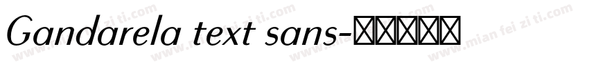 Gandarela text sans字体转换